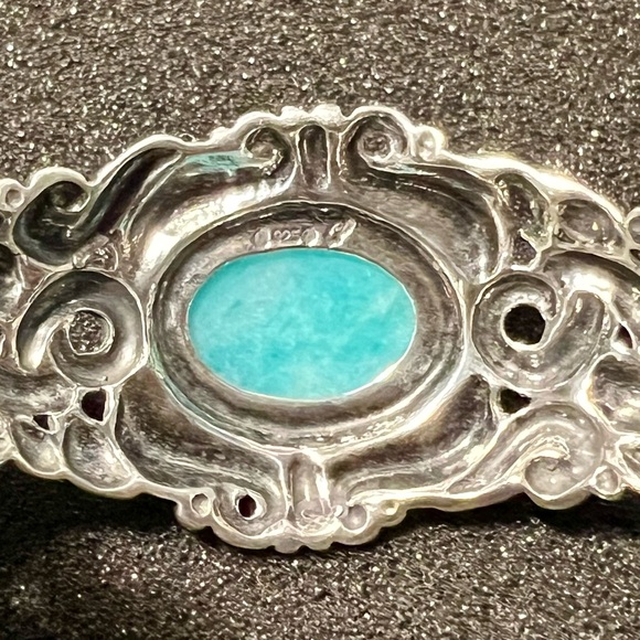 Carolynn Pollack Vintage Turquoise Relios Cuff Bracelets, sterling silver 925. - Picture 5 of 13